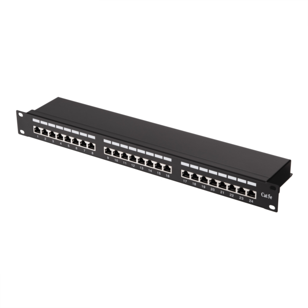 Патч-панель 2E САТ 5e, FTP, 19″, 1U, 24 порти, зібрана