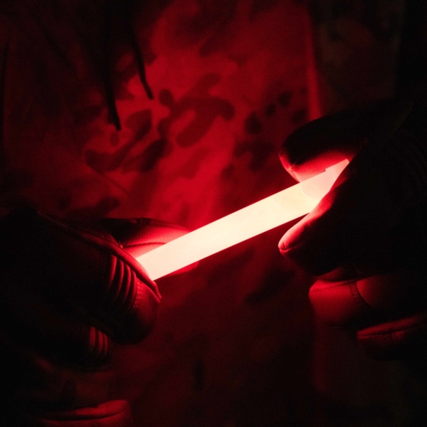 2E Tactical Chemical light GS6, 15 cm, 12 hours, red