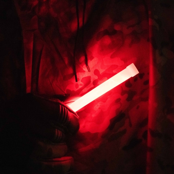 2E Tactical Chemical light GS6, 15 cm, 12 hours, red