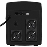 Джерело безперебійного живлення 2E DD1500, 1500VA/900W, LCD,USB, 3xSchuko