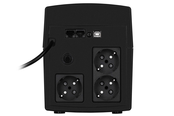 Джерело безперебійного живлення 2E DD1500, 1500VA/900W, LCD,USB, 3xSchuko