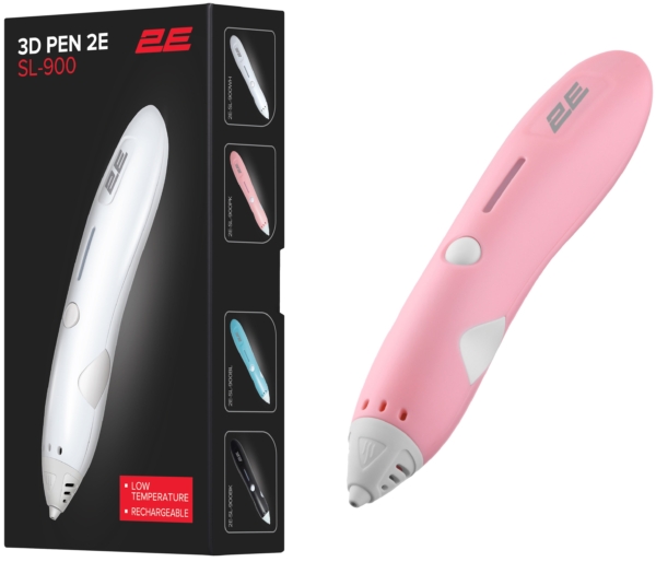 Ручка 3D 2E SL_900, PCL, Aкб 500mAh, розовий