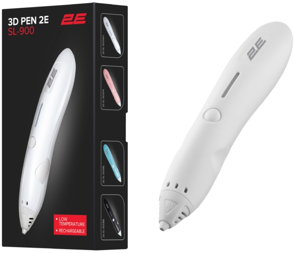 Ручка 3D 2E SL_900, PCL, Aкб 500mAh, белый