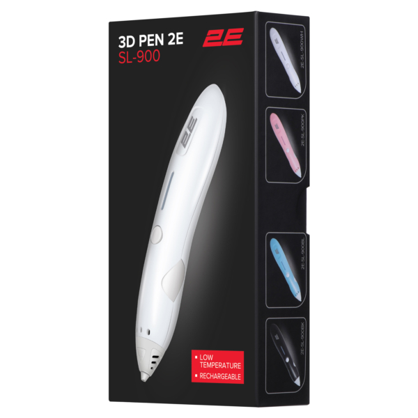 3D Pen 2E SL_900, PCL, Bat 500mAh, white
