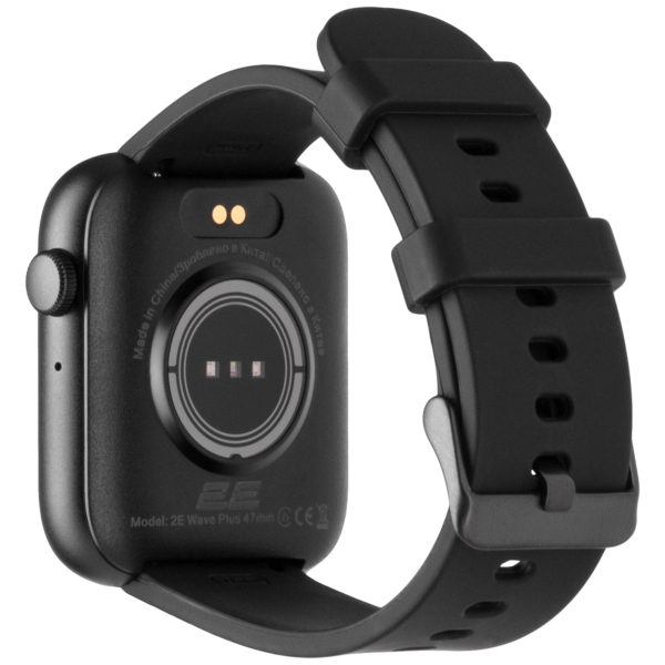 Смарт-годинник 2E Wave Plus 47мм, 1.8″, 240×286, BT 5.3, Чорний