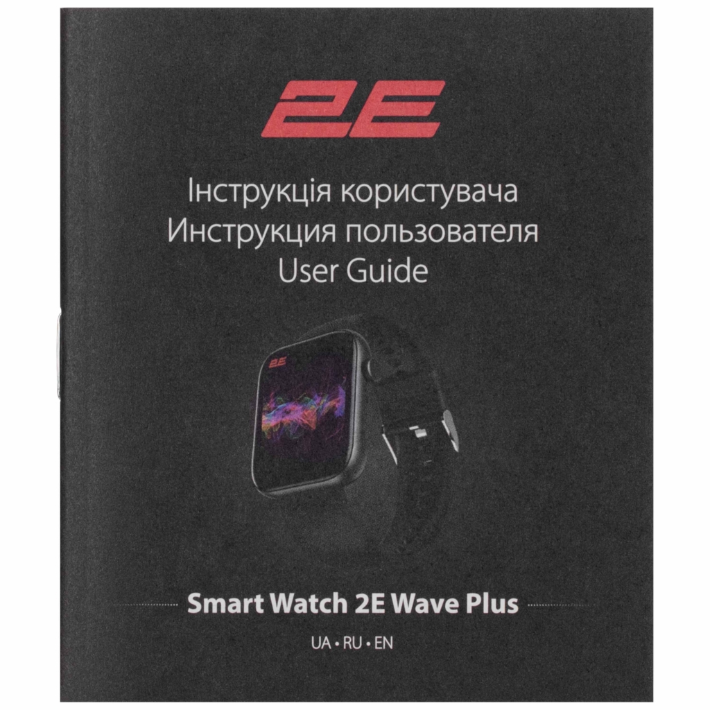 Смарт-годинник 2E Wave Plus 47мм, 1.8″, 240×286, BT 5.3, Чорний