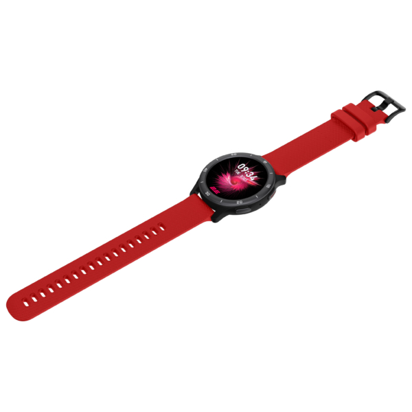 Смарт-годинник 2E Motion GT2 47мм, 1.32″, 360×360, BT 5.2, Чорно-червоний