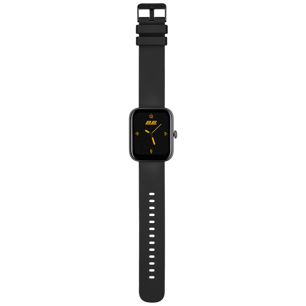 Смарт-годинник 2E Alpha SQ Music Edition 46мм, 1.78″, 368×448, AMOLED, BT 5.2, Чорний