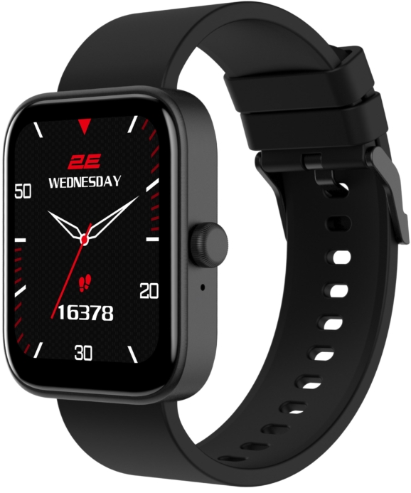 Смарт-годинник 2E Alpha SQ Music Edition 46мм, 1.78″, 368×448, AMOLED, BT 5.2, Чорний