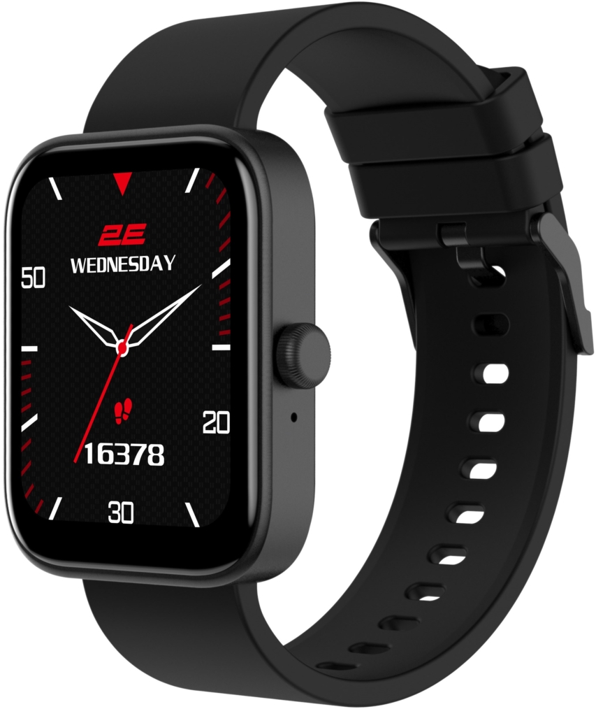 Смарт-годинник 2E Alpha SQ Music Edition 46мм, 1.78″, 368×448, AMOLED, BT 5.2, Чорний