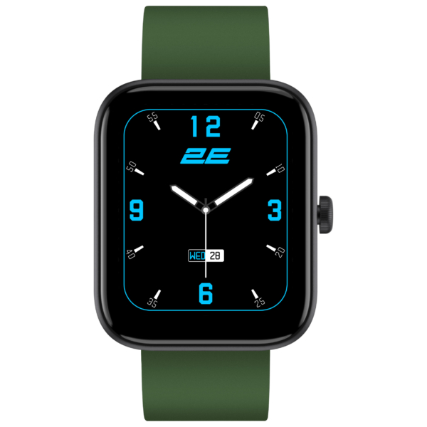 2E Smart Watch Alpha SQ Music Edition 46 mm Black-Green