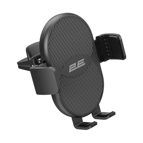Автомобільний тримач смартфона 2Е Airvent 3.5-6.7″, чорний