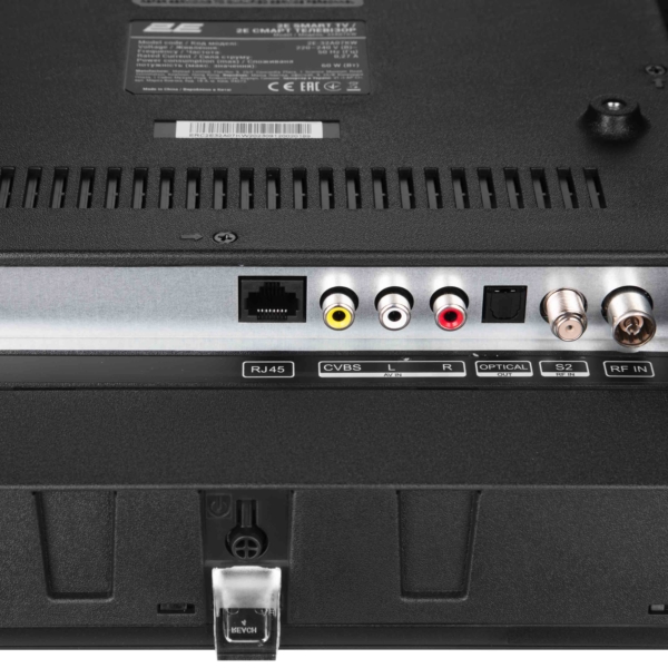 Телевізор 32″ 2E LED FHD 60Hz Smart WebOS Black