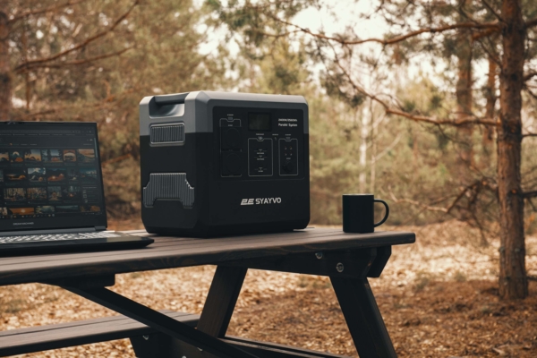Портативная электростанция 2Е Syayvo 2400 Вт, 2560 Втч, WiFi/BT, параллельное подключение, быстрая зарядка
