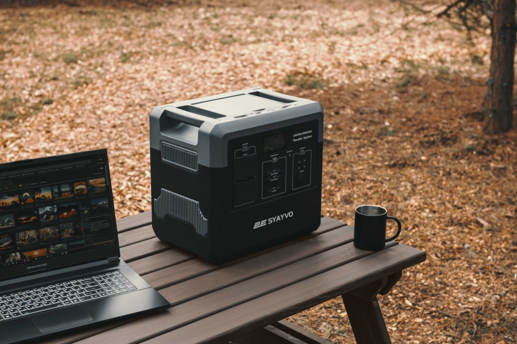 Портативная электростанция 2Е Syayvo 2400 Вт, 2560 Втч, WiFi/BT, параллельное подключение, быстрая зарядка