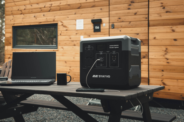 Портативная электростанция 2Е Syayvo 2400 Вт, 2560 Втч, WiFi/BT, параллельное подключение, быстрая зарядка