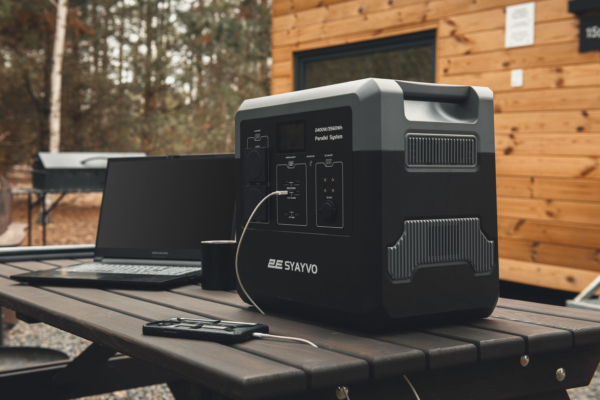 Портативная электростанция 2Е Syayvo 2400 Вт, 2560 Втч, WiFi/BT, параллельное подключение, быстрая зарядка