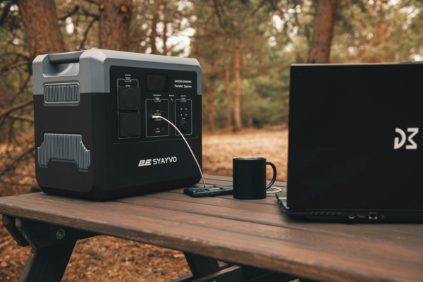 Портативная электростанция 2Е Syayvo 2400 Вт, 2560 Втч, WiFi/BT, параллельное подключение, быстрая зарядка