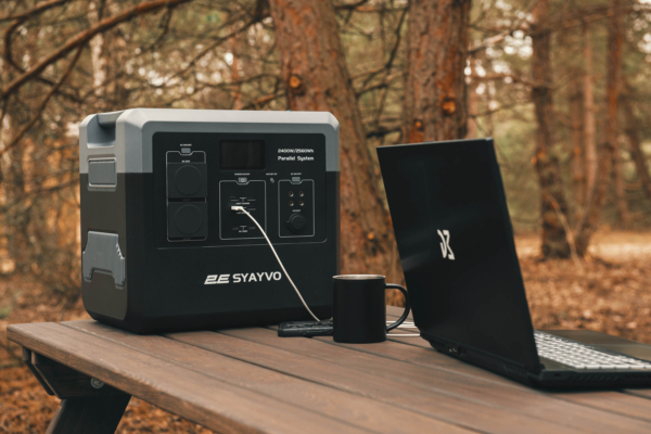 Портативная электростанция 2Е Syayvo 2400 Вт, 2560 Втч, WiFi/BT, параллельное подключение, быстрая зарядка