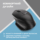Mouse 2E MF280 Silent, WL/BT, black