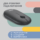Mouse 2E MF300 Silent, WL/BT, graphite-black