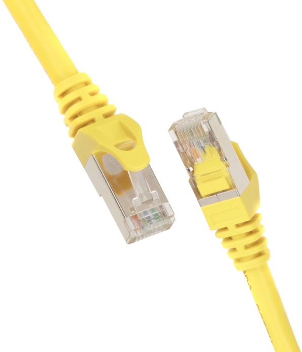 Патч-корд 2E САТ 5e, UTP, 1.20м, 26AWG, RJ45, 7/0.16, Cu, PVC, желтый