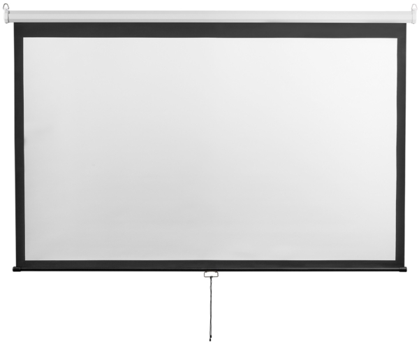 Wall mounted screen 2E 16:9, 90″, 2×1.12 m, MW