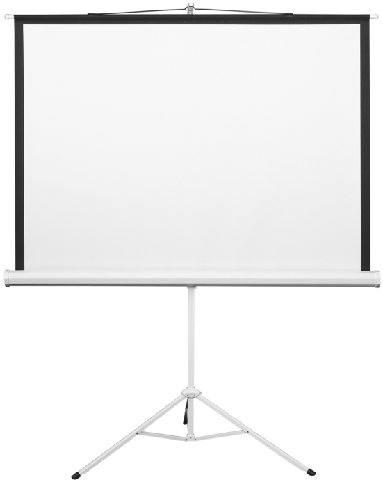 Tripod screen 2E 4:3, 72″, 1.45×1.1 m, MW