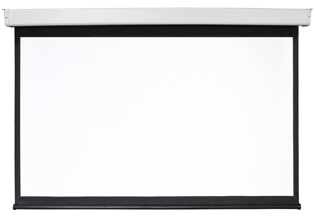 Motorized 2E screen ceiling mount, 16:9, 120″, 2.65×1.48m, MW