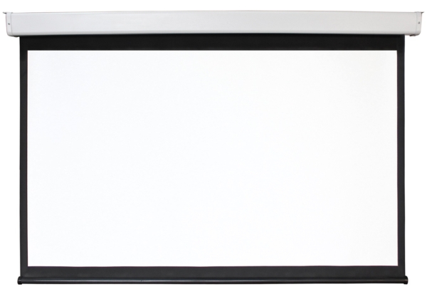Motorized 2E screen ceiling mount, 16:9, 120″, 2.65×1.48m, MW