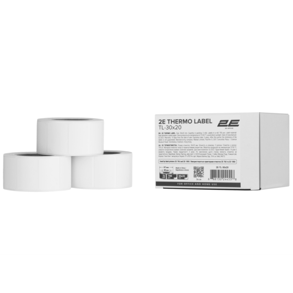 2E Thermo label TL-30×20 (3 roll)