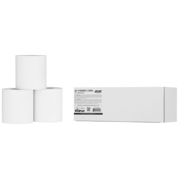 2E Thermo label TL-100×100 (3 roll)