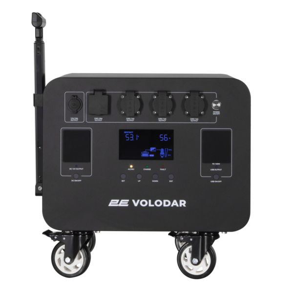 Portable Power Station 2Е Volodar, 5000 W, 5120 Wh, WiFi/BT, Capacity Increase, Fast Charging