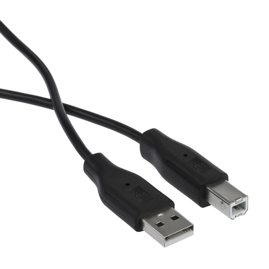 2E Cable USB 2.0 (AM/BM) DSTP, 1.8m, black