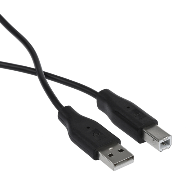 2E Cable USB 2.0 (AM/BM) DSTP, 1.8m, black