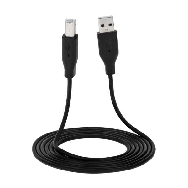 2E Cable USB 2.0 (AM/BM) DSTP, 1.8m, black