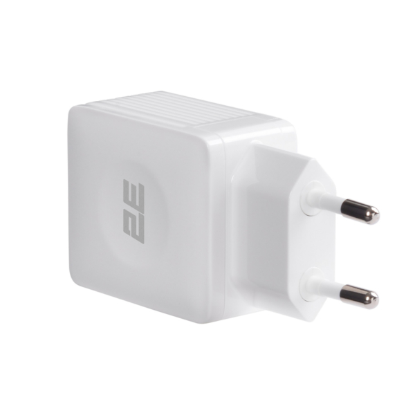 Зарядний пристрій мережевий 2E 12Вт 2хUSB-A, білий