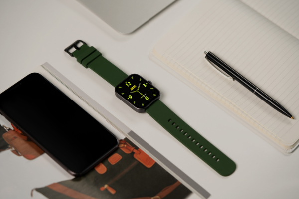 2E Smart Watch Alpha SQ Music Edition 46 mm Black-Green