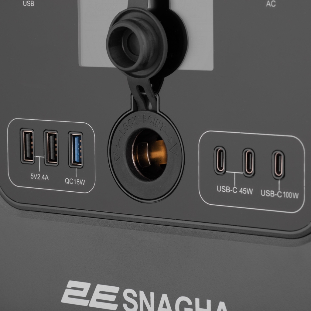 Портативная электростанция 2Е Snagha 2, 1200 Вт, 1050 Вт/ч, быстрая зарядка