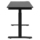 2E Computer table CE120B-MECHANIC, height adjustment, mechanical, 72/120х120x60cm, black