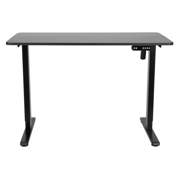 2E Computer table CE120B-MOTORIZED, height adjustment, electric motor 220V, 73/118х120x60cm, black