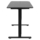 2E Computer table CE120B-MOTORIZED, height adjustment, electric motor 220V, 73/118х120x60cm, black