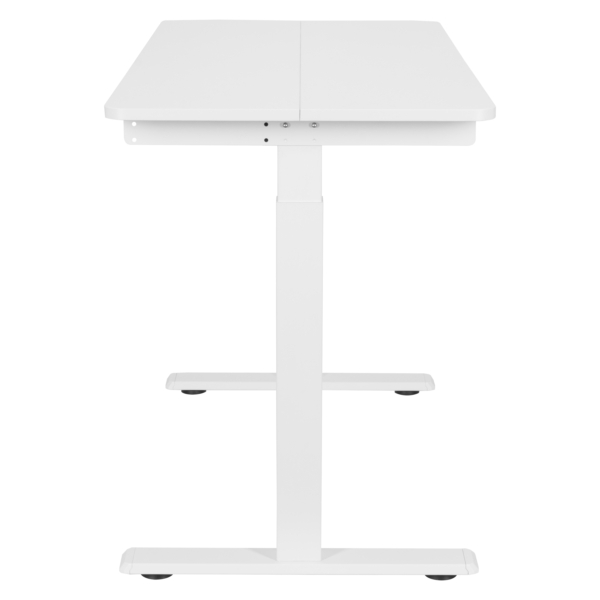 2E Computer table CE120W-MECHANIC, height adjustment, mechanical, 72/120х120×60сm, white