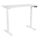 2E Computer table CE120W-MECHANIC, height adjustment, mechanical, 72/120х120×60сm, white