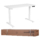 2E Computer table CE120W-MECHANIC, height adjustment, mechanical, 72/120х120×60сm, white