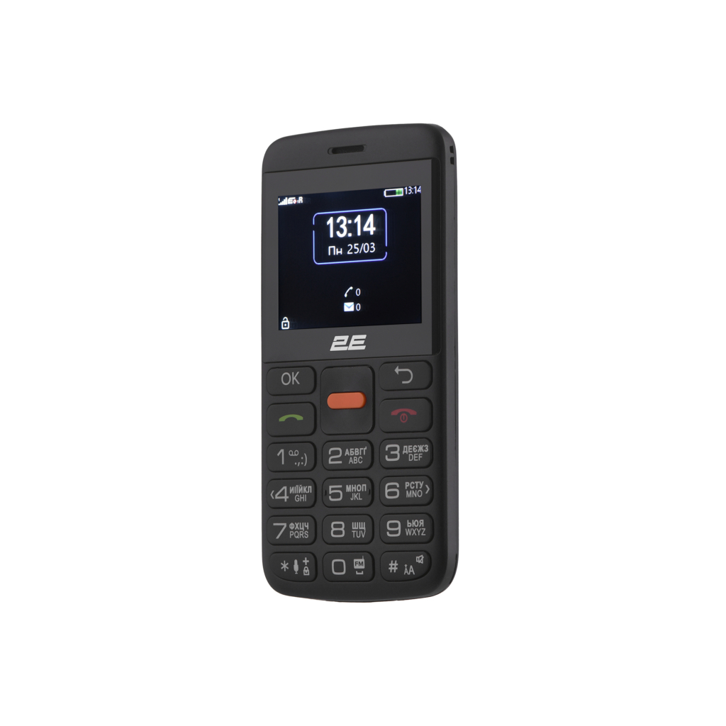 Мобильный телефон 2E T180 MAX 2.3″ 2SIM, 1000мА•ч, черный