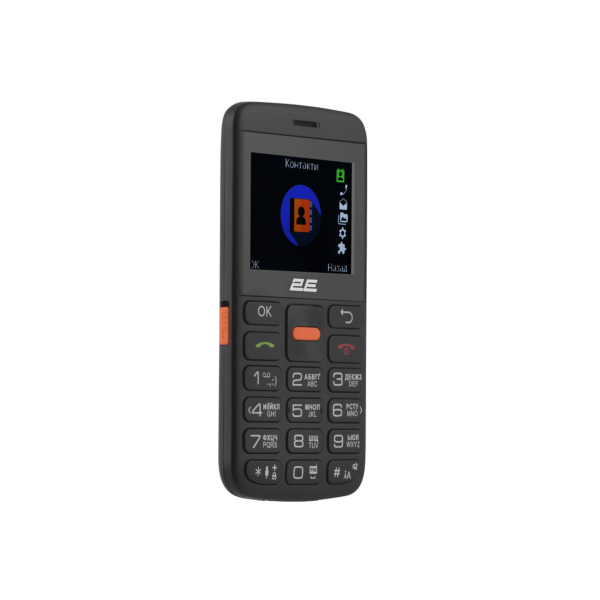 Mobile phone 2E T180 MAX 2.3″ 2SIM, 1000mAh, Чорний