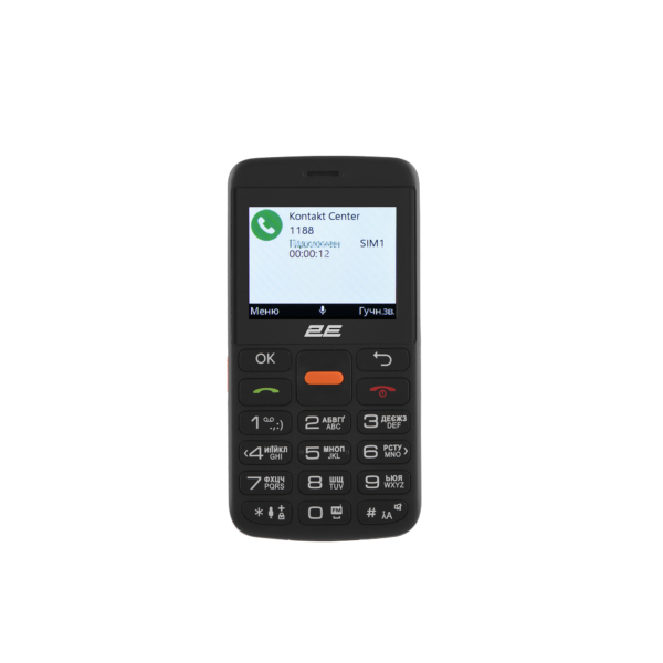 Mobile phone 2E T180 MAX 2.3″ 2SIM, 1000mAh, Чорний