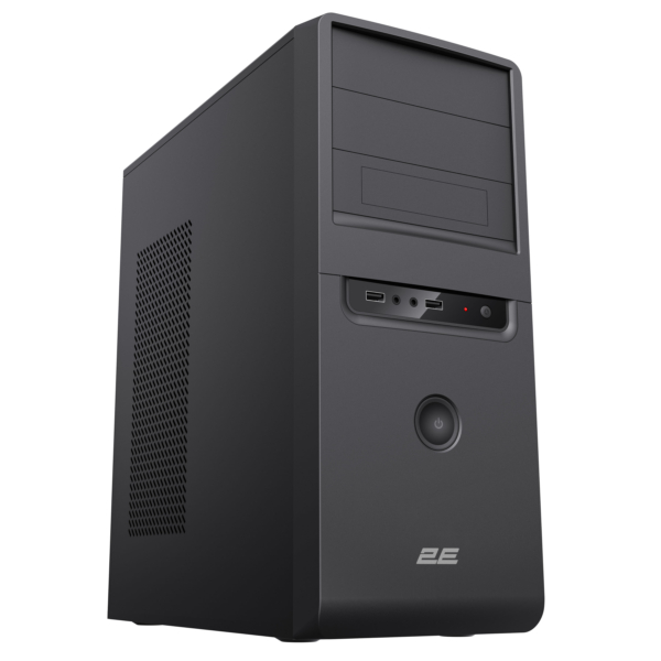2E PC case TeamX TMX01 with 2E ATX400W, 2xUSB2.0, 1x80mm, VGA 310mm, ATX, black