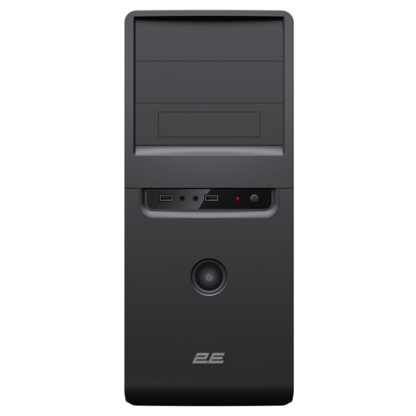 2E PC case TeamX TMX01 with 2E ATX400W, 2xUSB2.0, 1x80mm, VGA 310mm, ATX, black